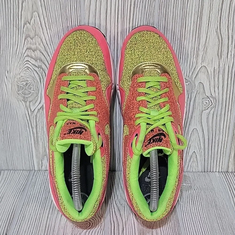 Nike Air Max 1 SE 'Ghost Green/ Hot Punch' Women's 8 - Picture 7 of 13